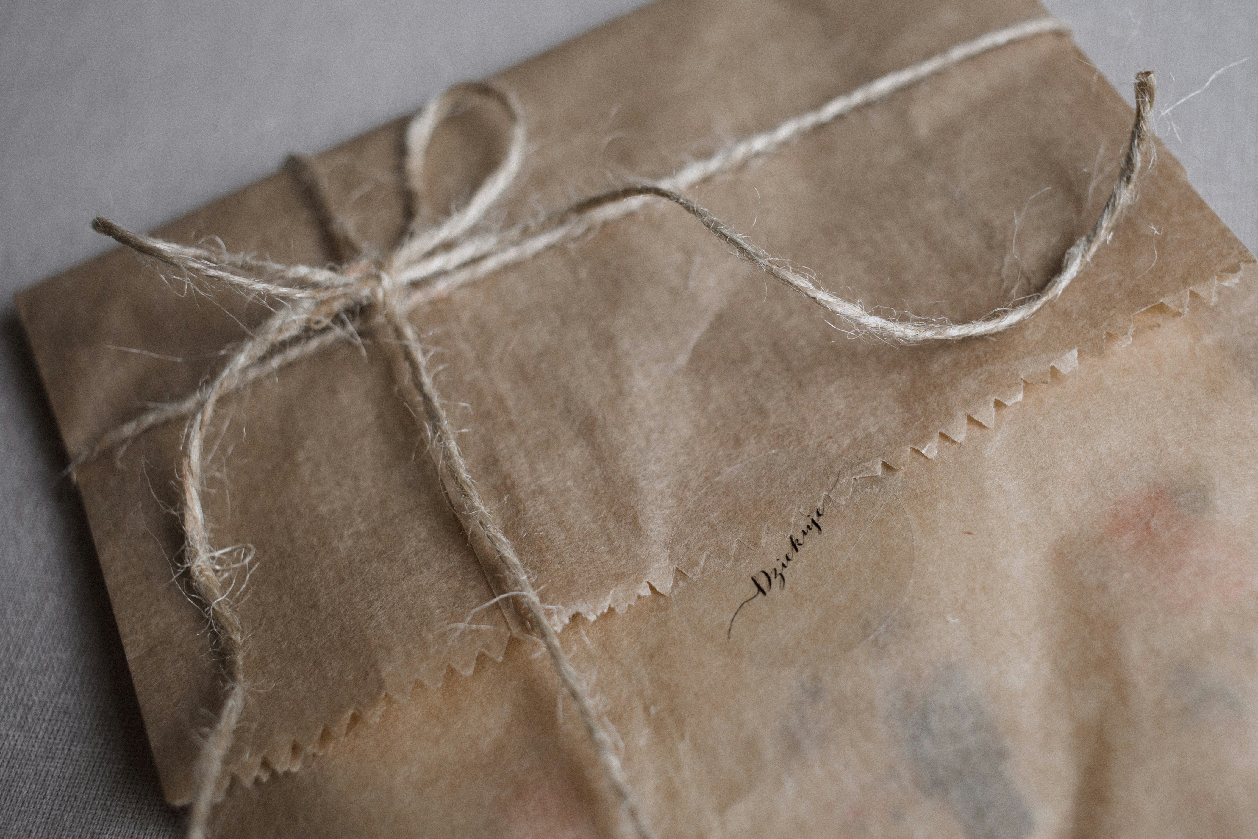 Handmade Verpackung und Versand